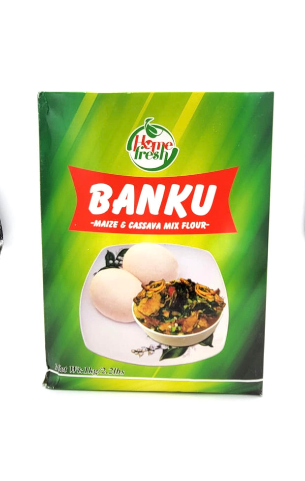Home Fresh Banku Mix Flour 2.2 Lbs